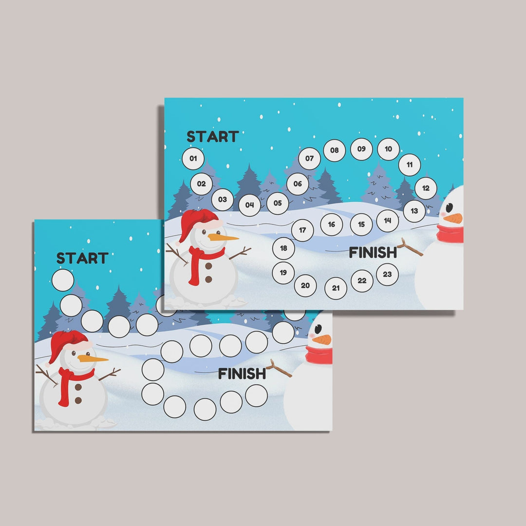 Free Printable Winter Board Game - KY designX
