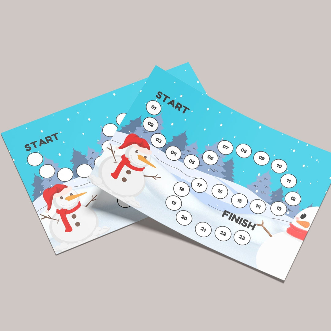 Free Printable Winter Board Game - KY designX