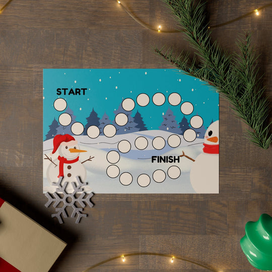 Free Printable Winter Board Game - KY designX
