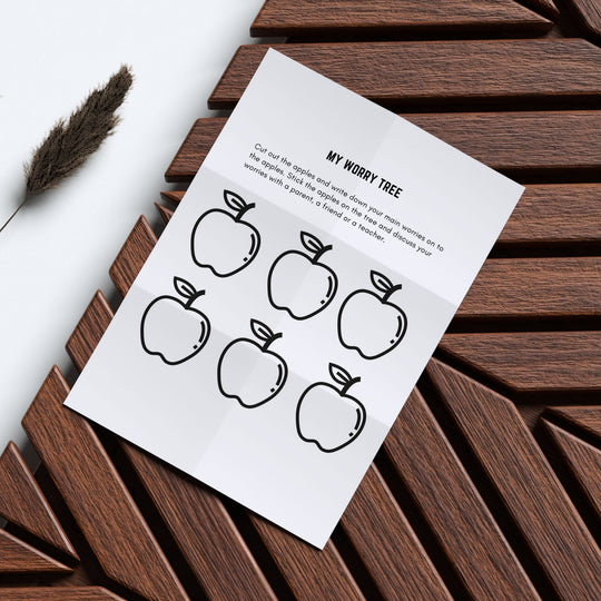 Free Printable Worry Tree for Children - KY designX