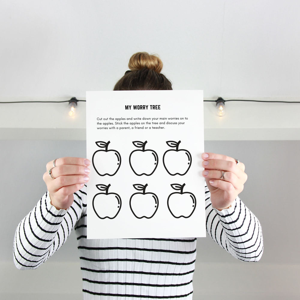 Free Printable Worry Tree for Children - KY designX
