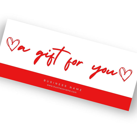 Gift Certificate template tailored for Small Businesses - KY designX