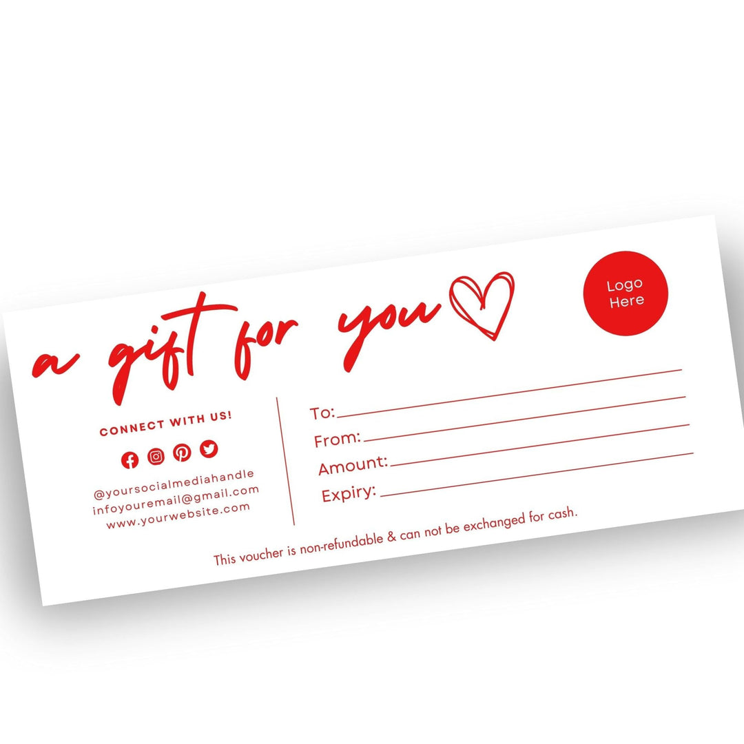 Gift Certificate template tailored for Small Businesses - KY designX