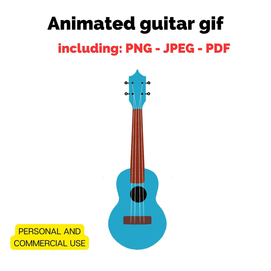 Guitar Clipart for commercial use - KY designX