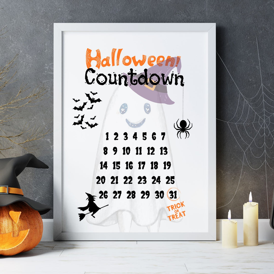 Halloween Countdown Calendar - Resell with MRR - KY designX