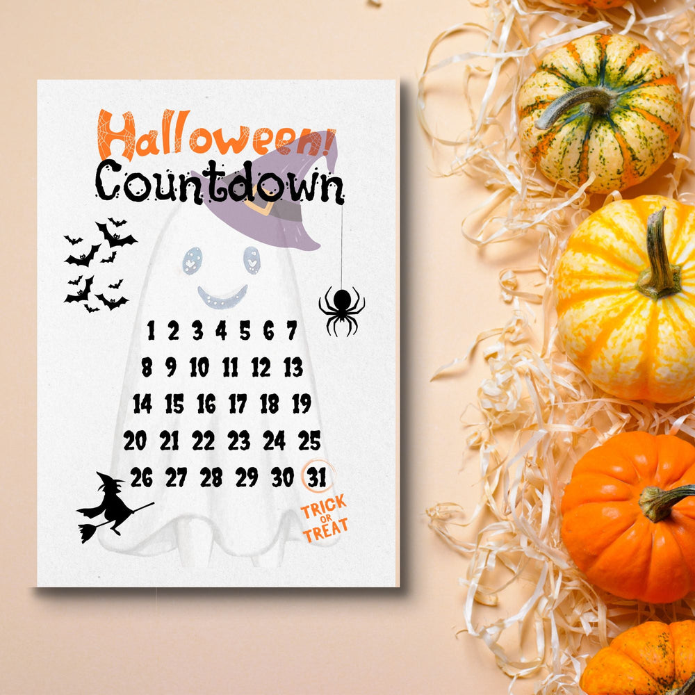 Halloween Countdown Calendar - Resell with MRR - KY designX