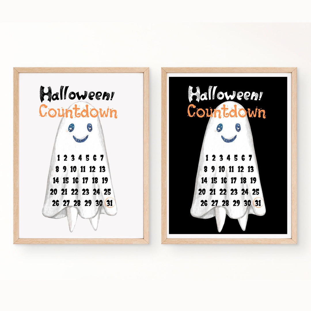 Halloween Printable Advent Calendar - KY designX