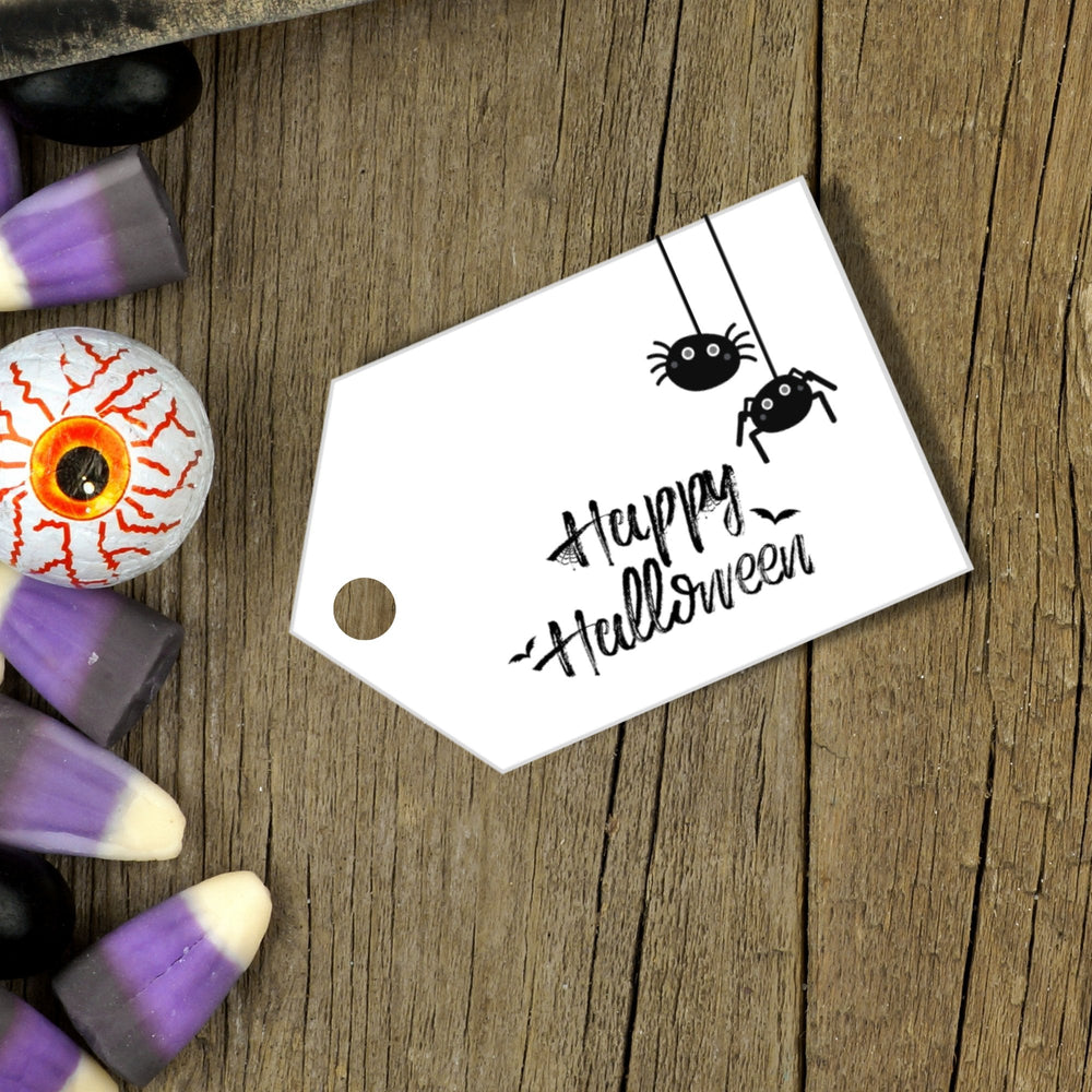 Halloween printable gift tags - KY designX