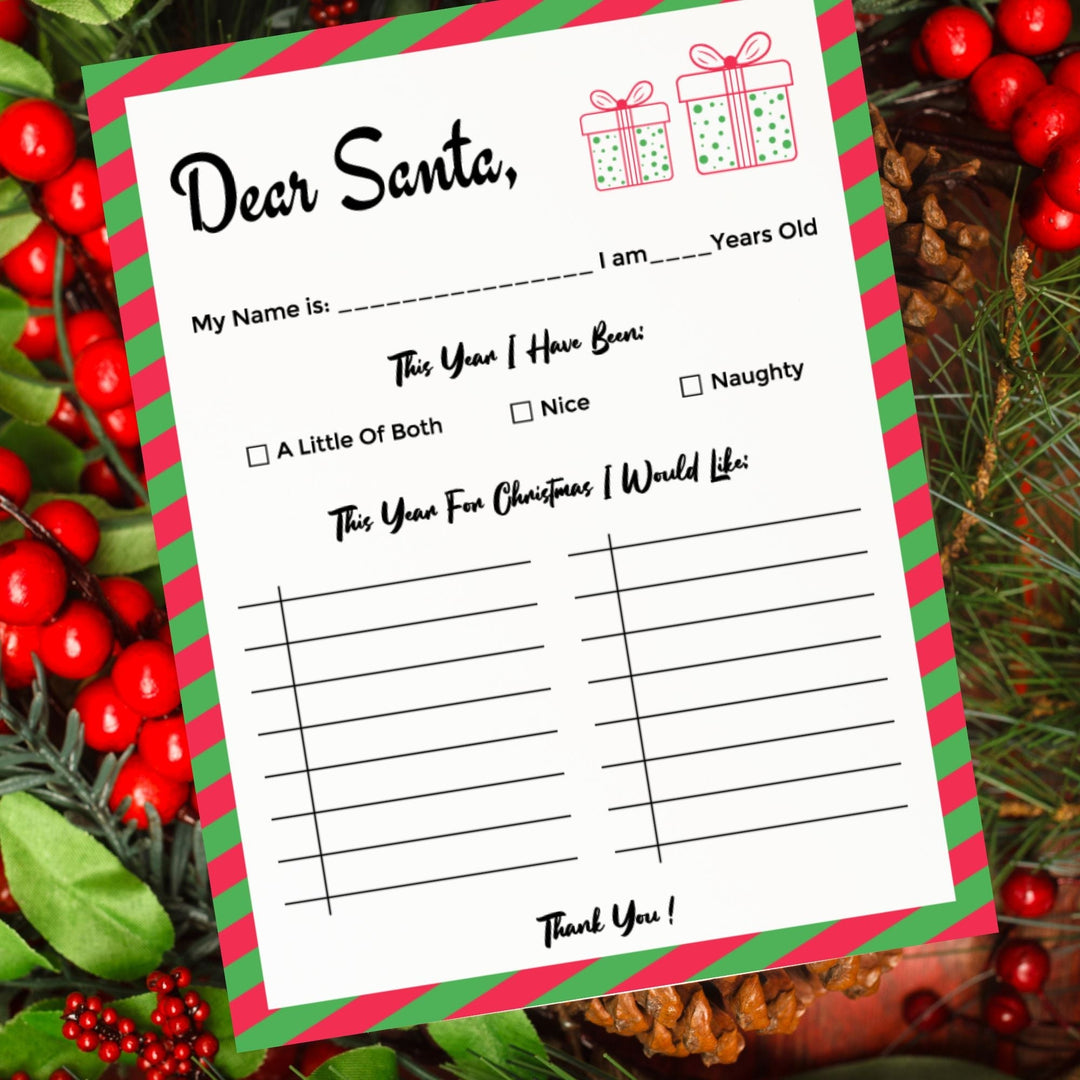Letter to and from Santa Bundle pack - KY designX
