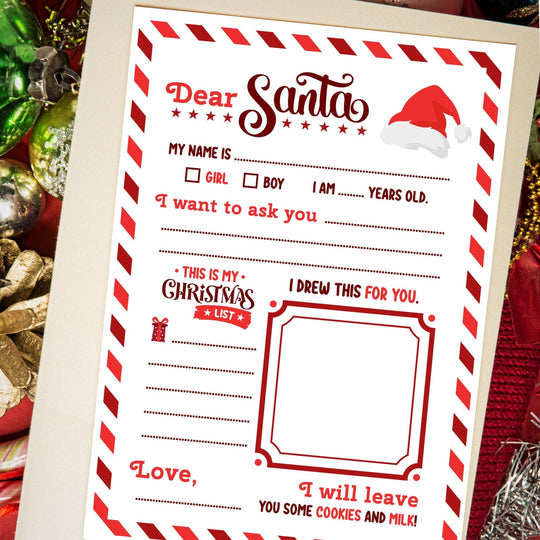 Letter to and from Santa Bundle pack - KY designX