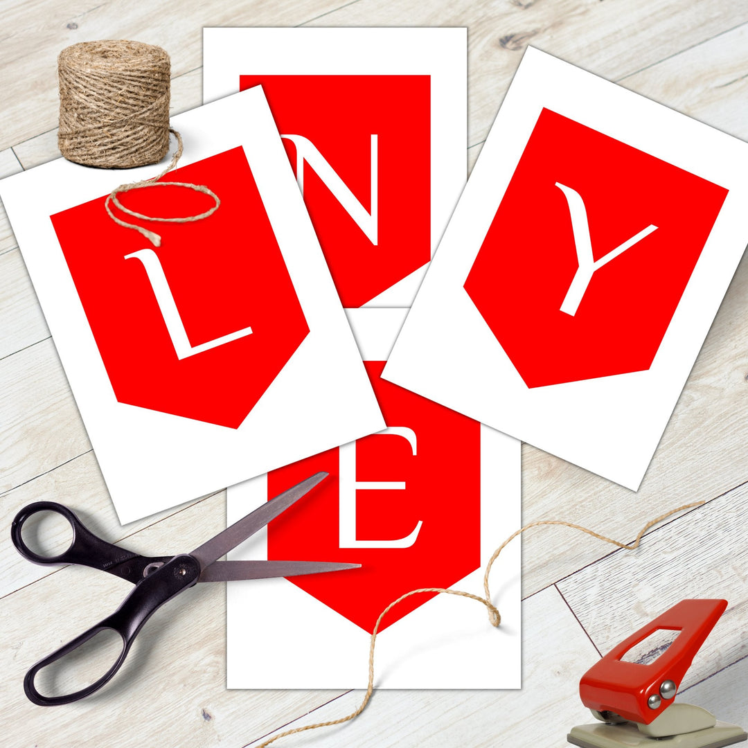 Lunar New Year printable banner - KY designX