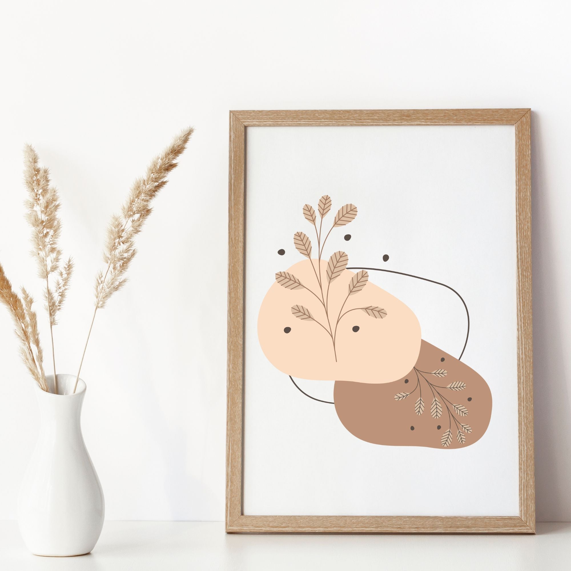 Minimalist printable boho art print - KY designX