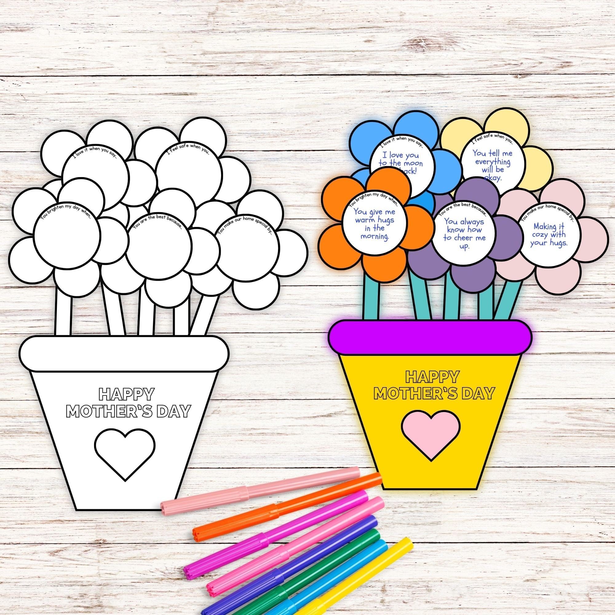 Mothers Day Craft Activity for Children - KY designX