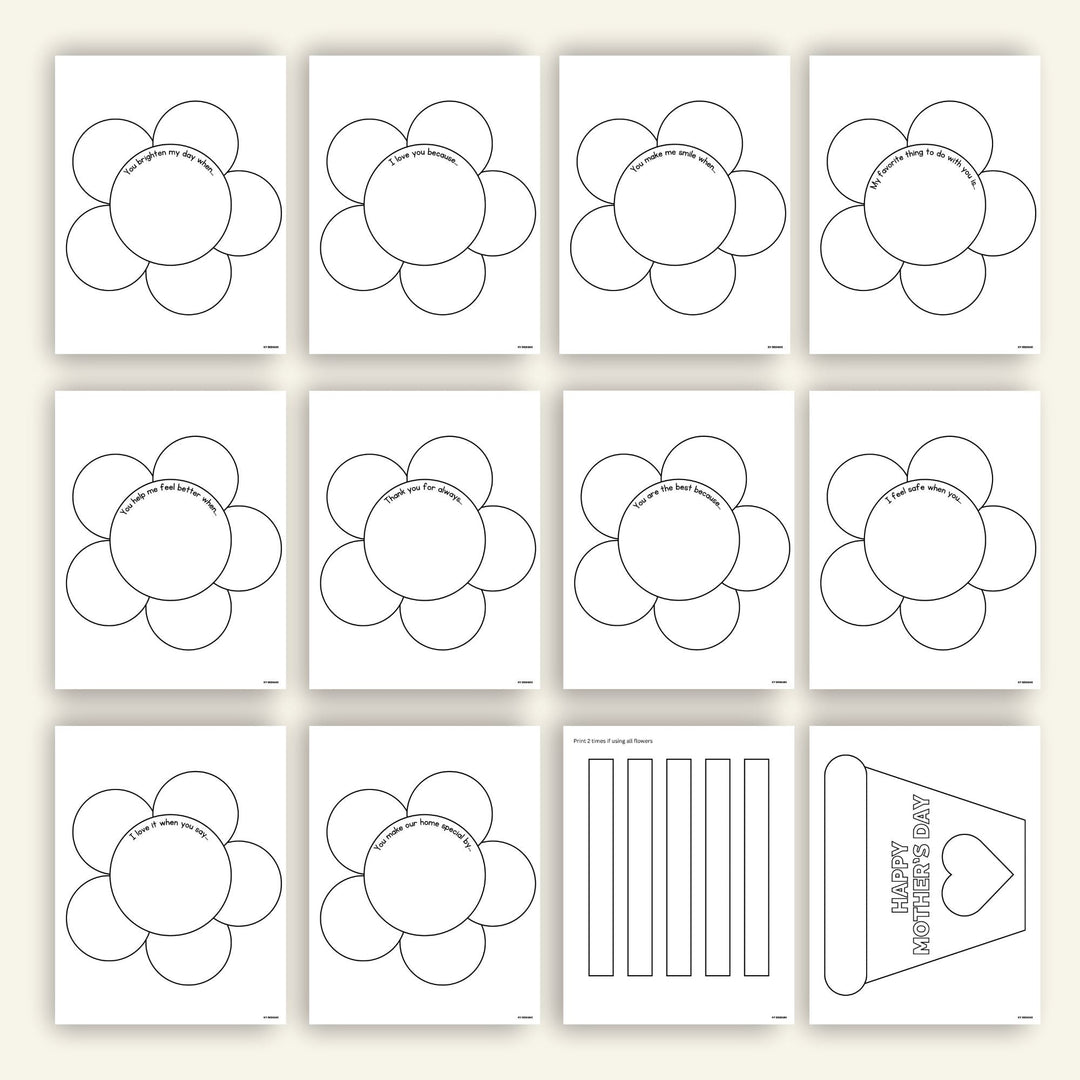 Mothers Day Craft Activity for Children - KY designX