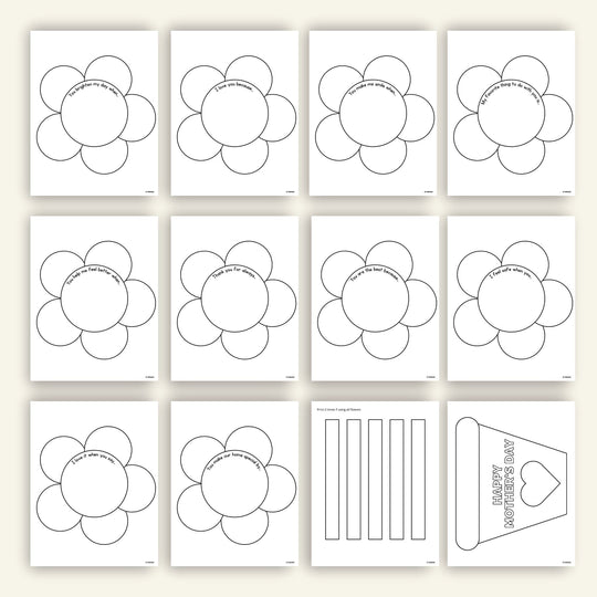 Mothers Day Craft Activity for Children - KY designX