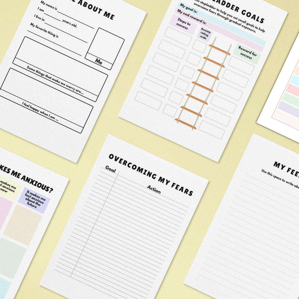 My Anxiety workbook for children - KY designX