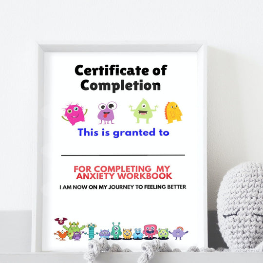 My Printable Anxiety Workbook for Children - KY designX