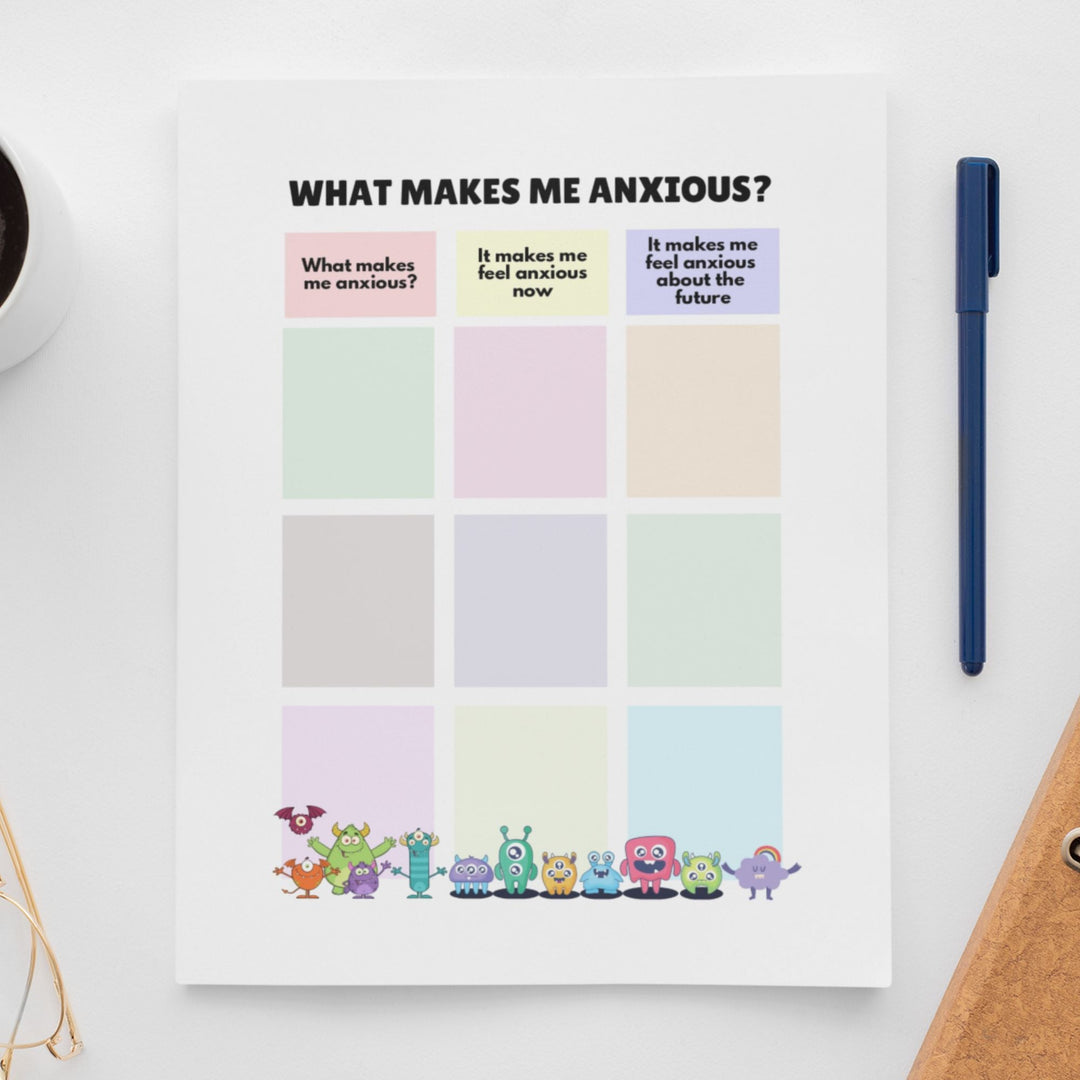 My Printable Anxiety Workbook for Children - KY designX