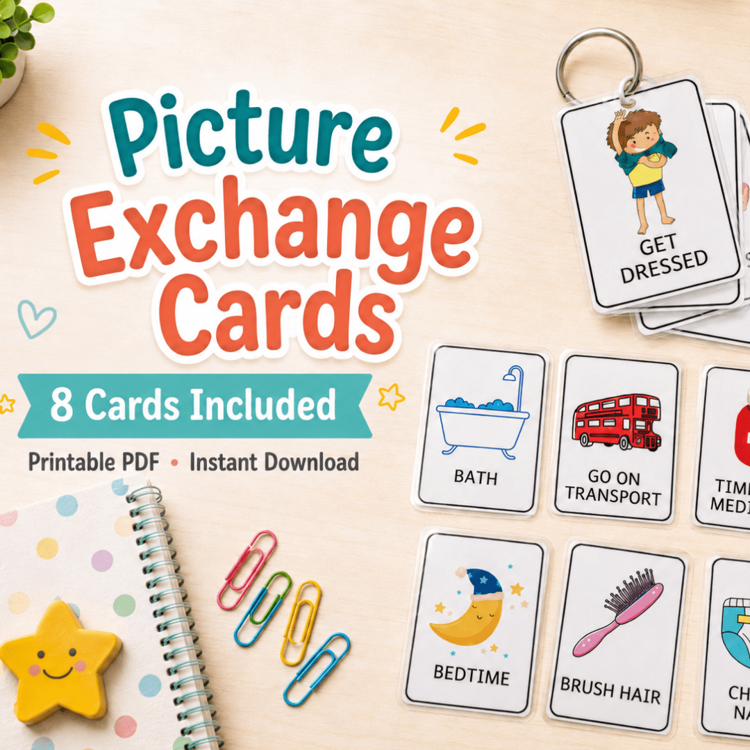 PEC Communication Cards – Printable Visual Flashcards - KY designX