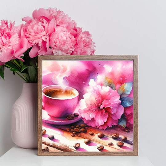 Pink Coffee Cup Décor Printables - KY designX