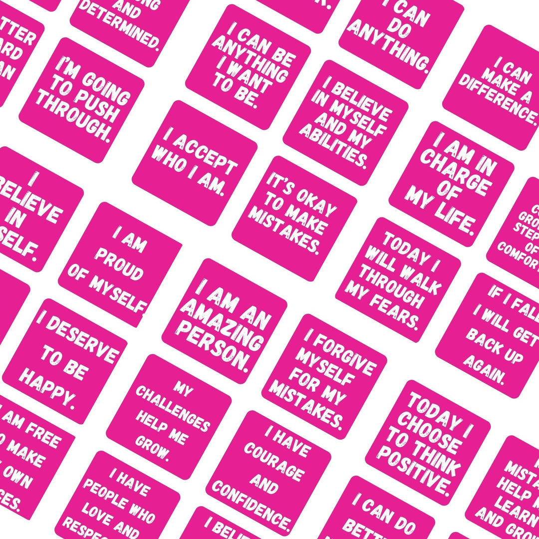 Pink Printable Affirmation Cards - KY designX