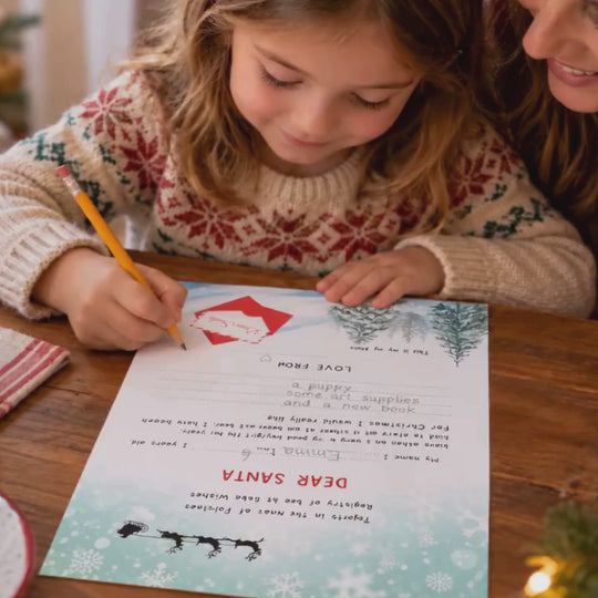 Santa Letter & Nice List Certificate Set – Christmas Printable Bundle