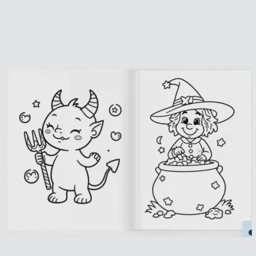 MRR PLR  Halloween Coloring Book