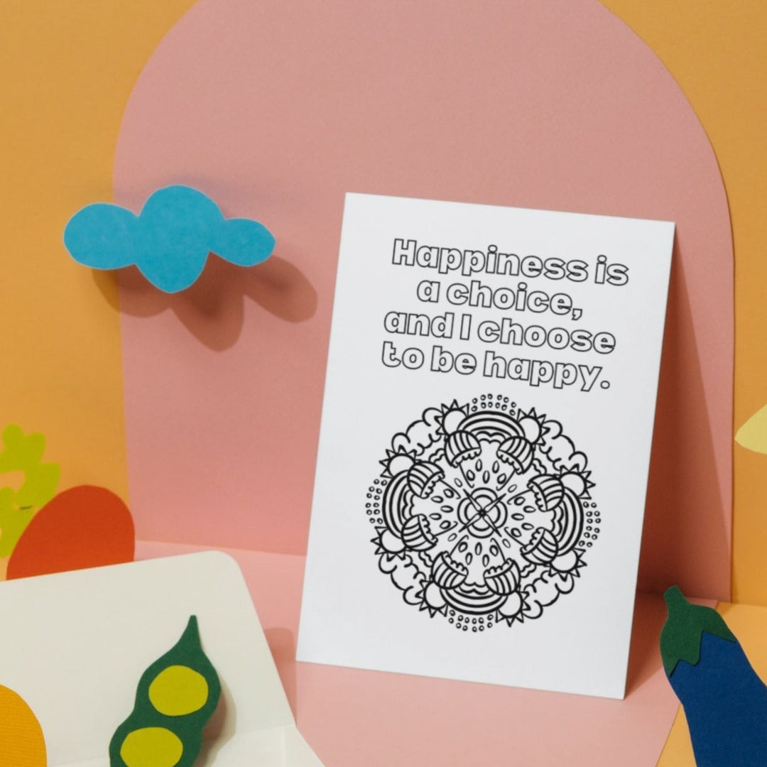 Printable Affirmations and mandalas coloring book - KY designX