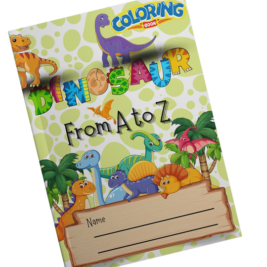 Printable Alphabet Dinosaur Coloring Pages - KY designX