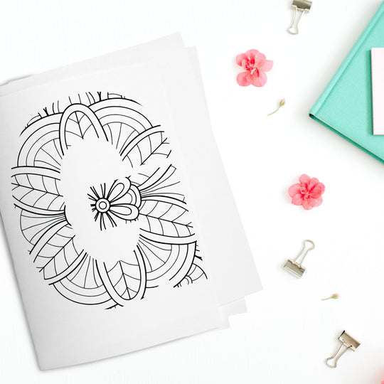 Printable Alphabet Mandala Coloring Pages - KY designX