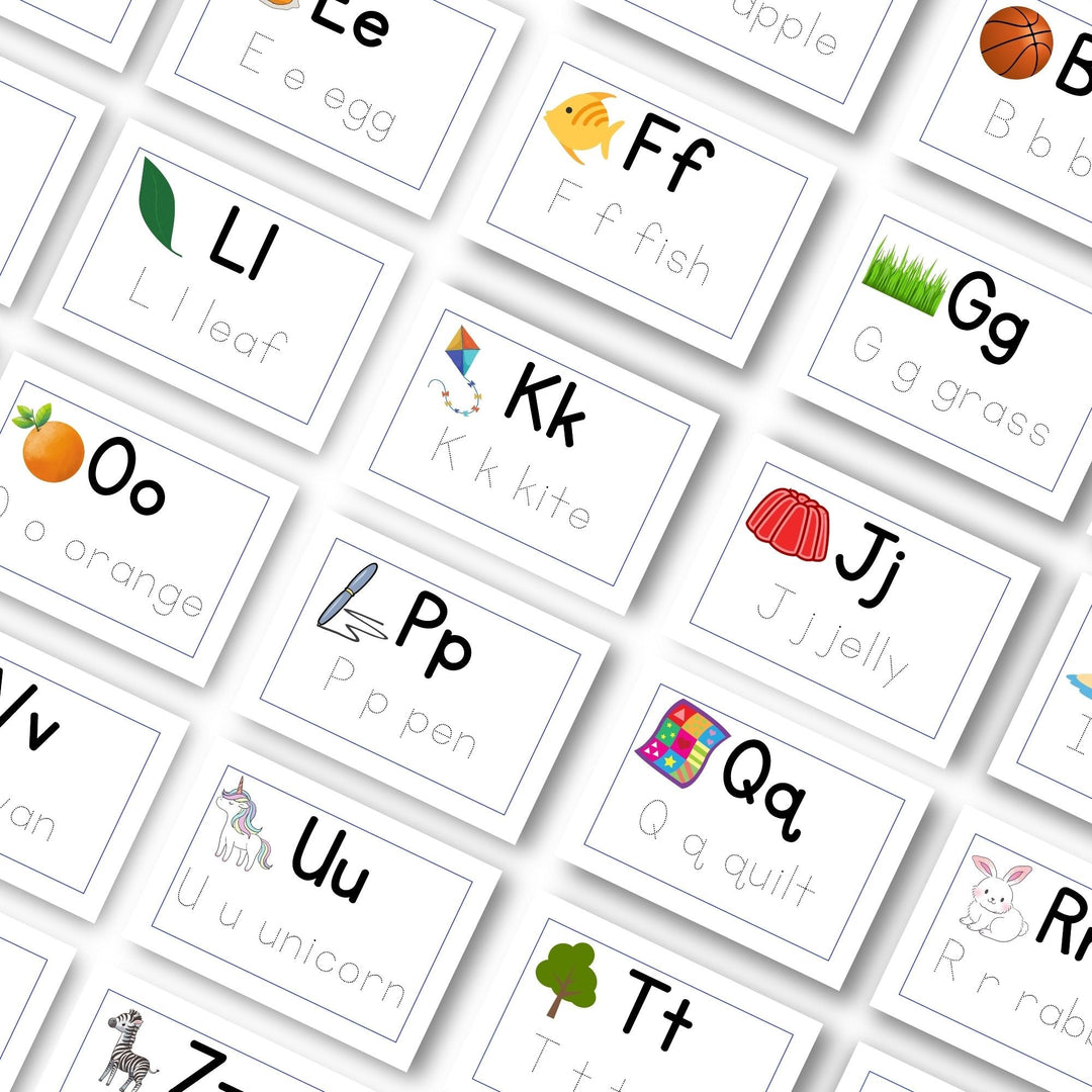 Printable Alphabet tracing worksheets - KY designX