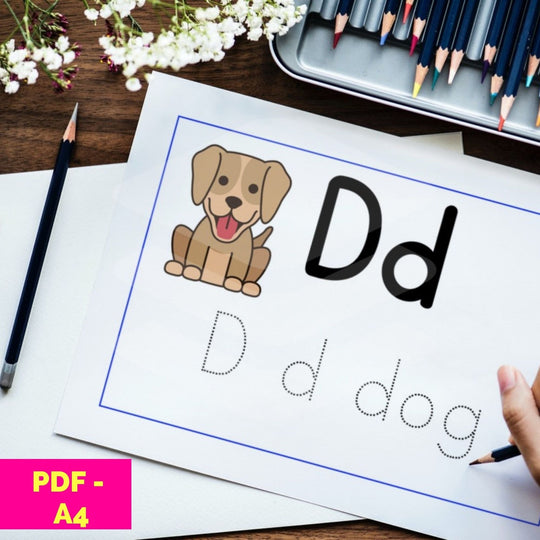 Printable Alphabet tracing worksheets - KY designX