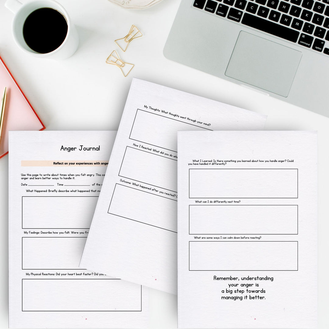 Printable Rage Journal Printable Anger Management Journal - KY designX