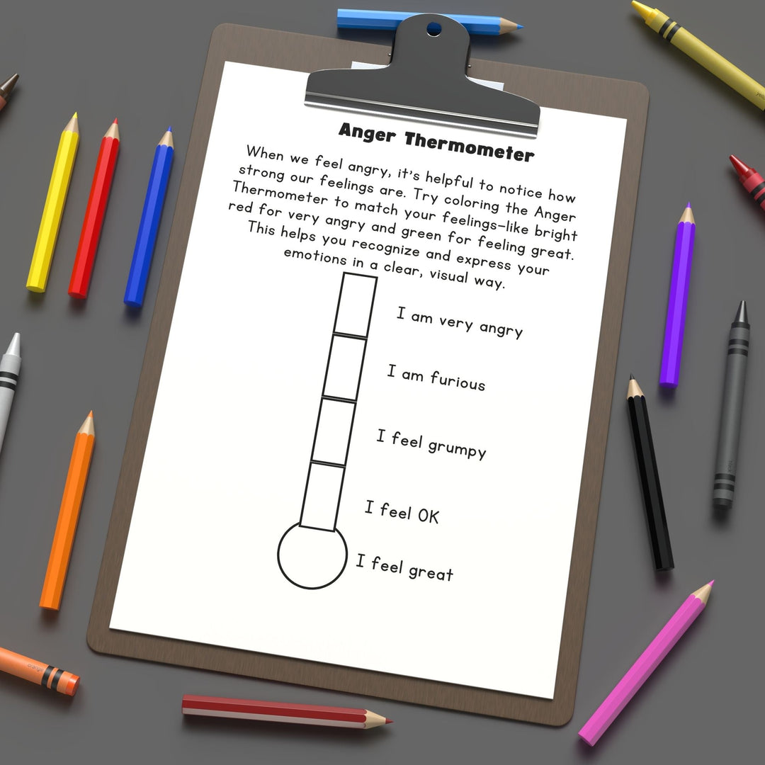 Printable Anger Management Workbook for kids and teens - KY designX