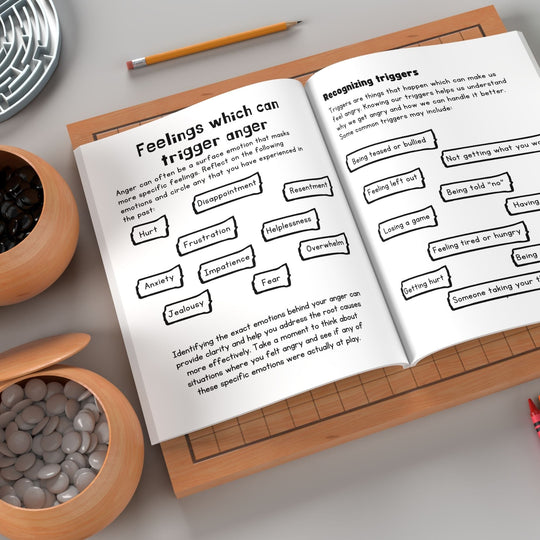 Printable Anger Management Workbook for kids and teens - KY designX