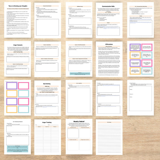 Printable Anger Management Workbook for Teens - KY designX