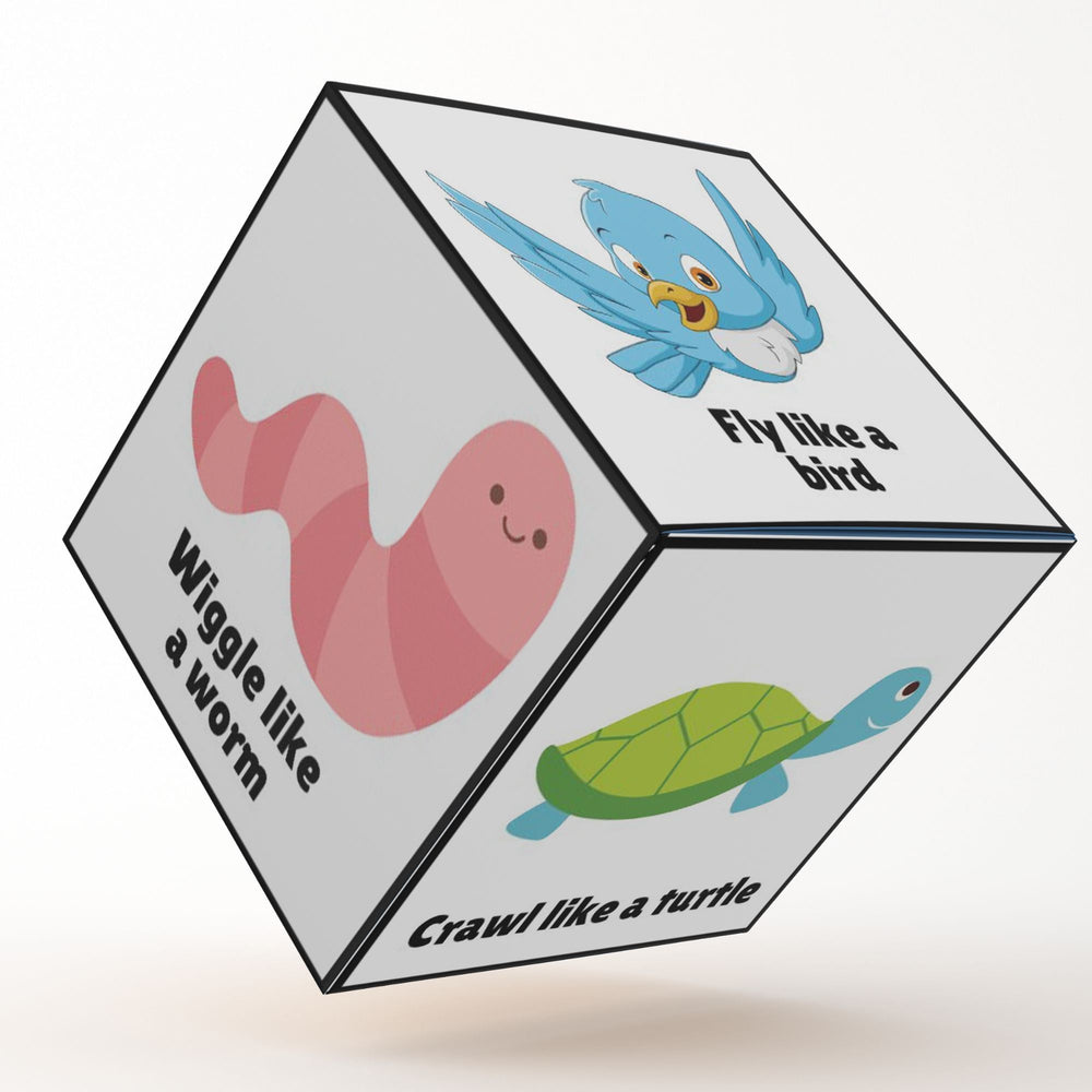 Printable Animal Actions Dice - KY designX