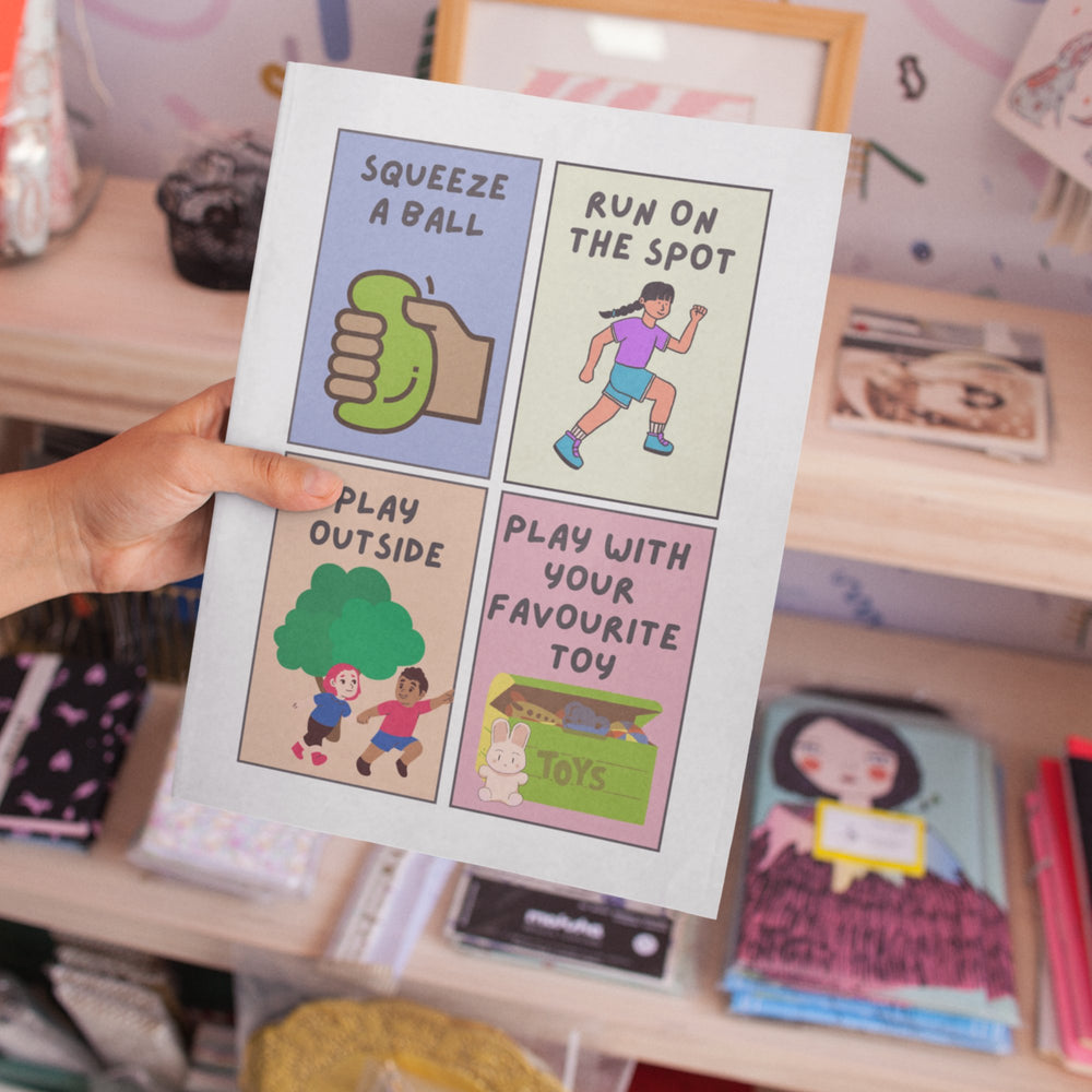 Printable Anxiety Coping Cards for Children - KY designX