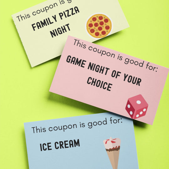 Printable birthday coupons for children - KY designX