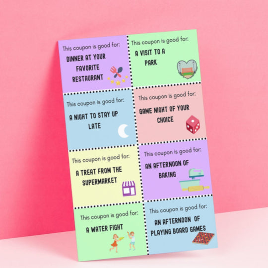 Printable birthday coupons for children - KY designX