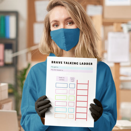 Printable brave talking ladder and scary chart - KY designX