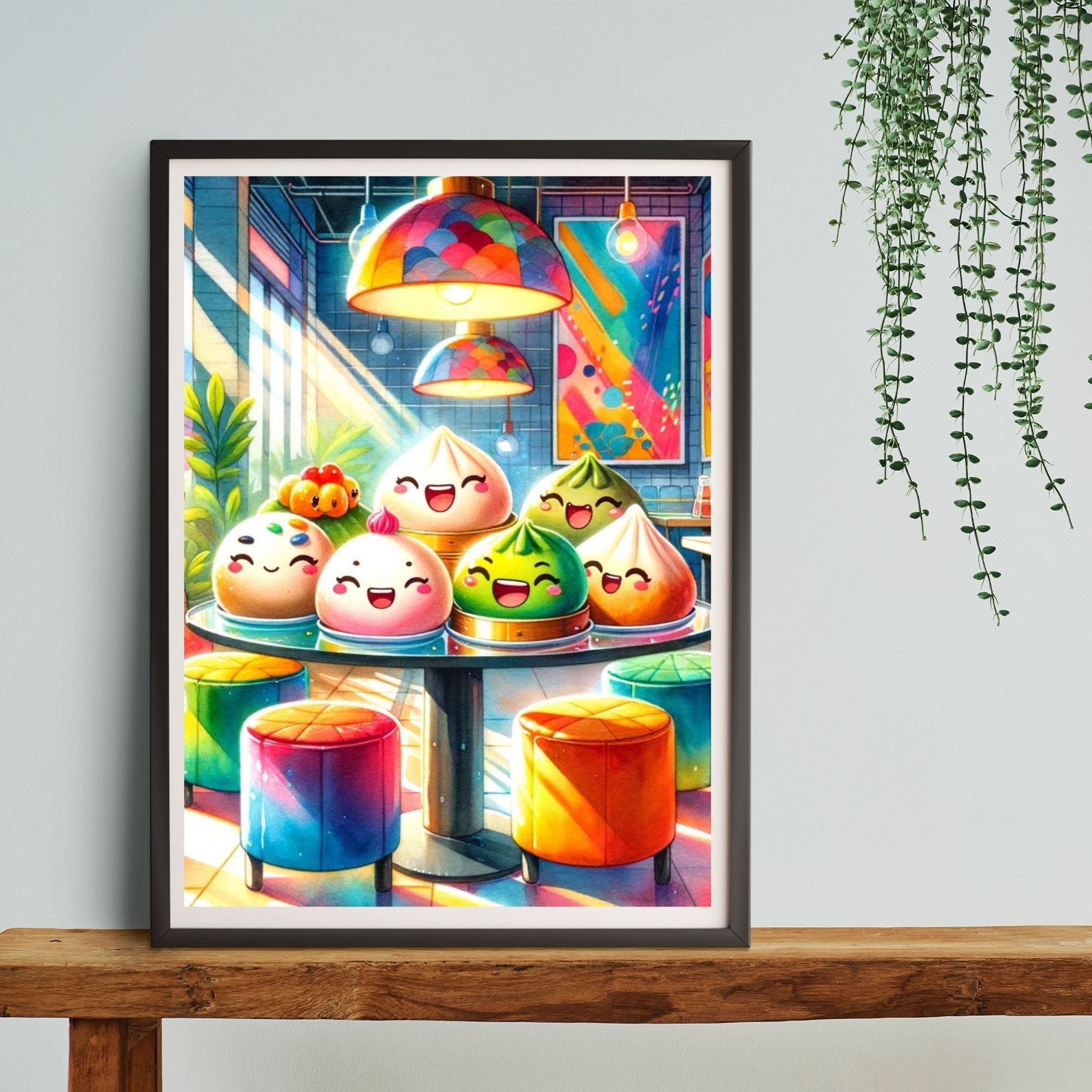 Printable Chinese Dim Sum Wall Art - KY designX