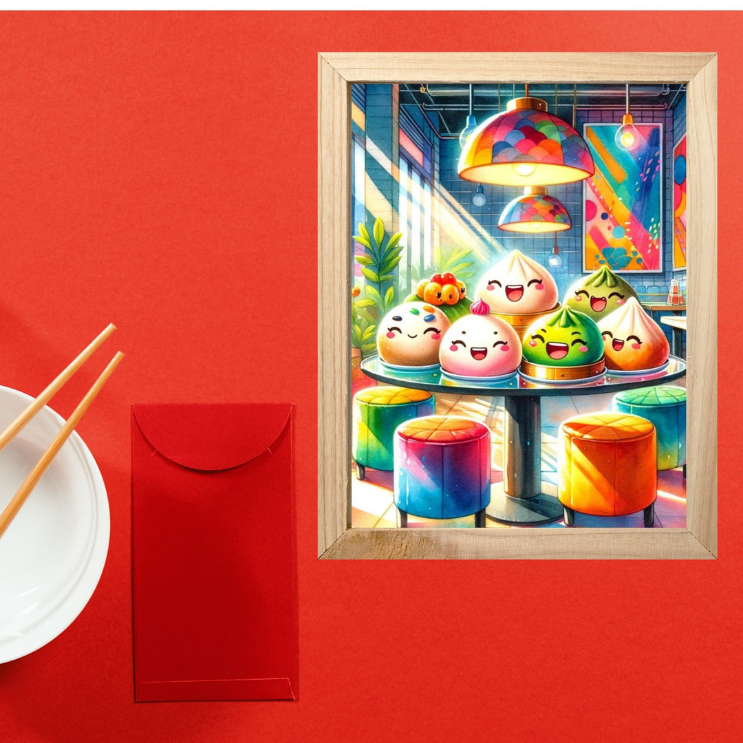 Printable Chinese Dim Sum Wall Art - KY designX