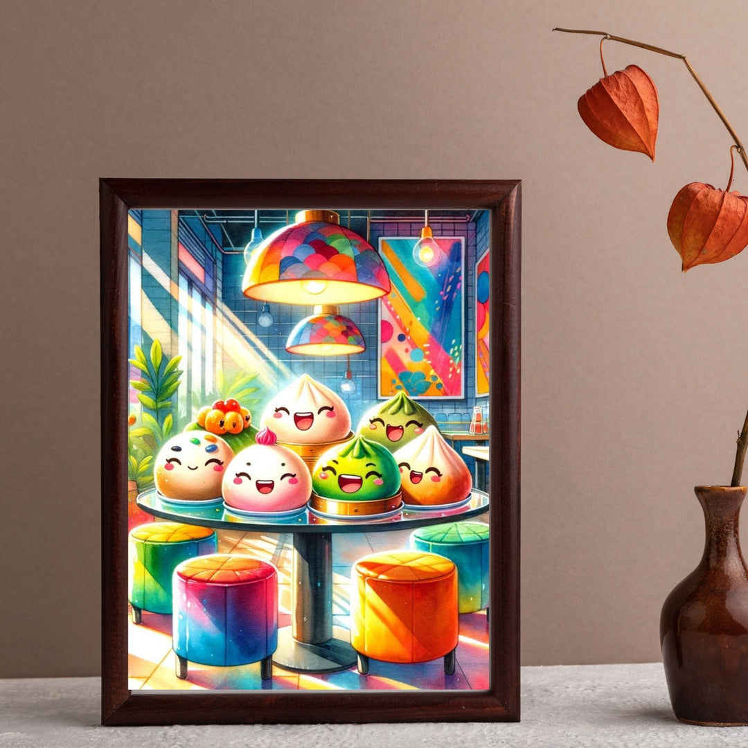 Printable Chinese Dim Sum Wall Art - KY designX