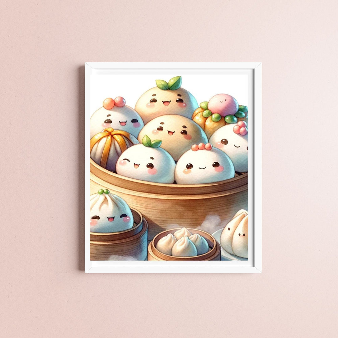 Printable Chinese Dim Sum Wall Art - KY designX