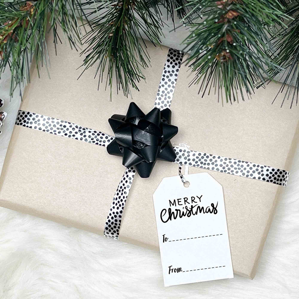 Printable Christmas Coloring Gift Tags - KY designX
