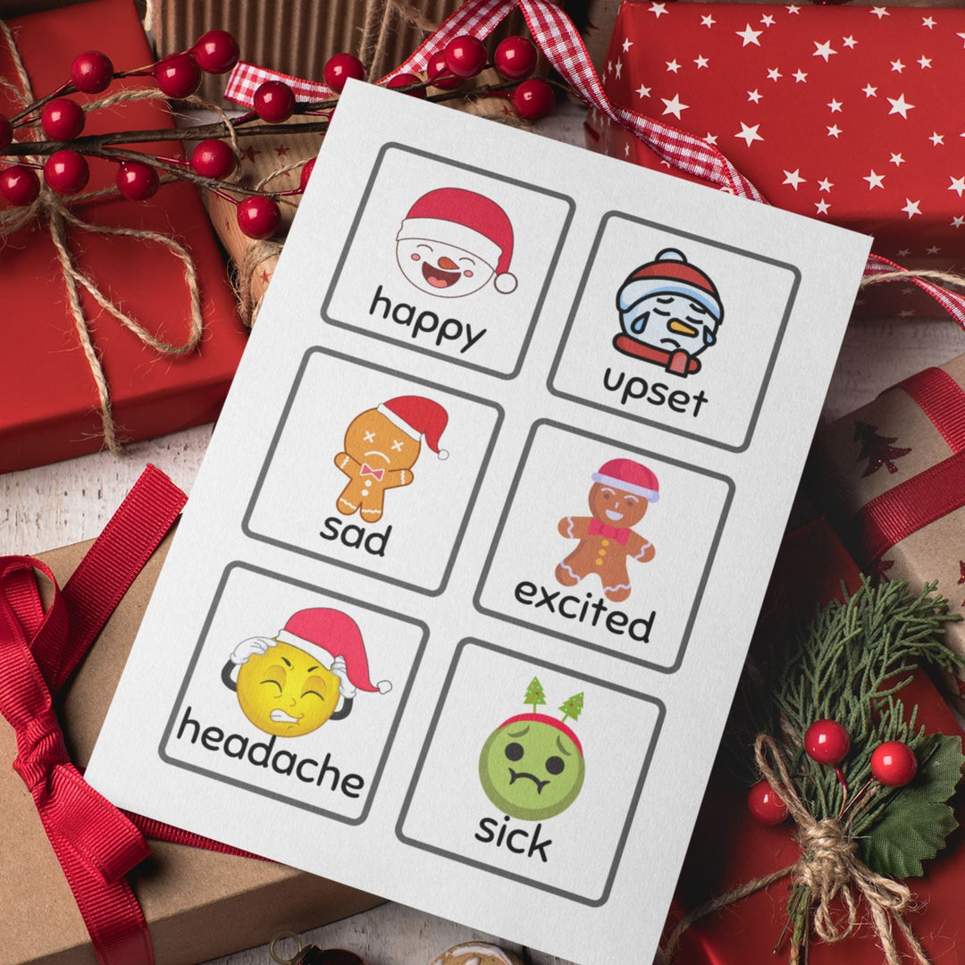 Printable Christmas Communication Cards - KY designX