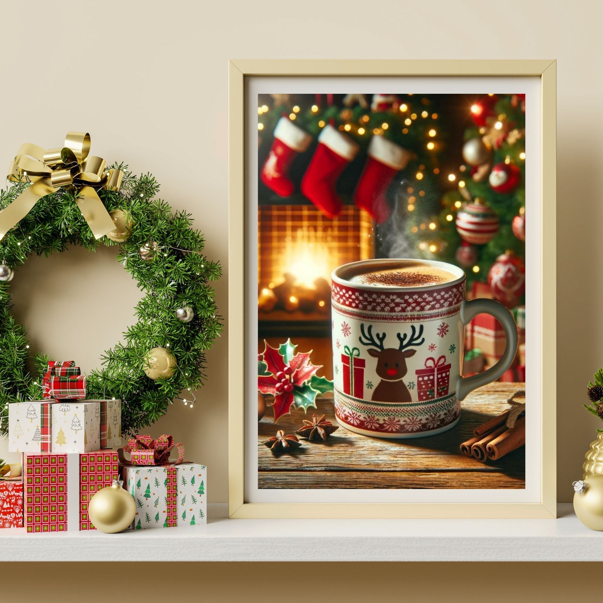 Printable Christmas Wall Print - KY designX