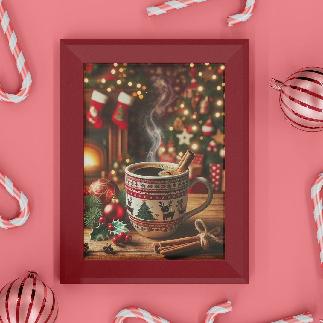 Printable Cinnamon Coffee Christmas wall decor - KY designX