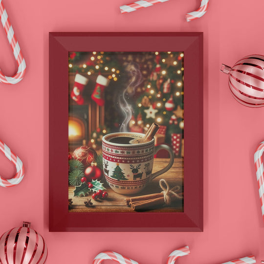 Printable Cinnamon Coffee Christmas wall decor - KY designX